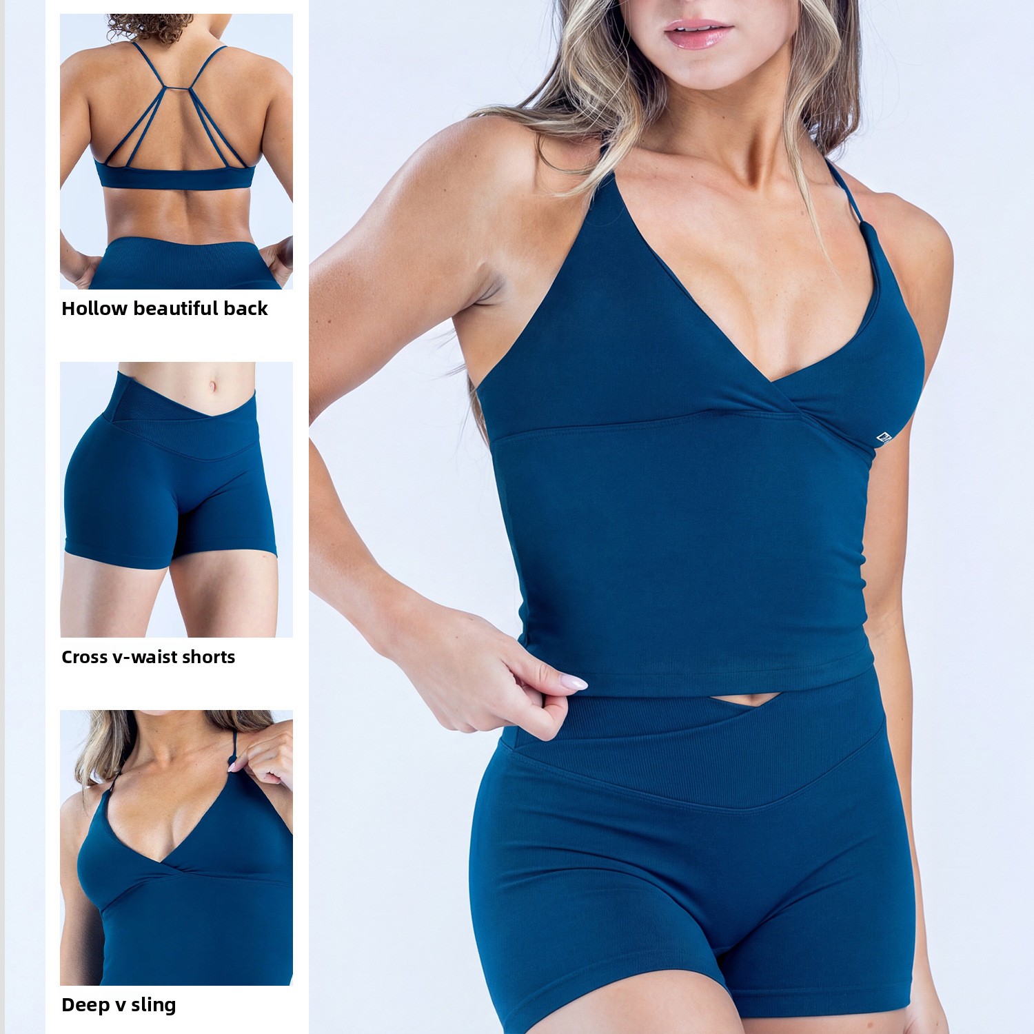 Crossfit Gym - Set 2 potong Denyf Vision Shorts